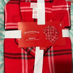 Wondershop Men's Red Plaid Sleepwear Set